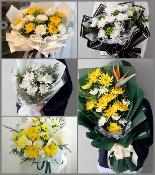 湖北孝感市应城市城北街道王庙村白事花束代送